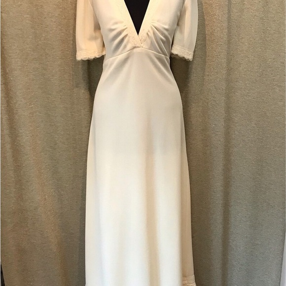 Vintage 70s bridal dress - Picture 6 of 6